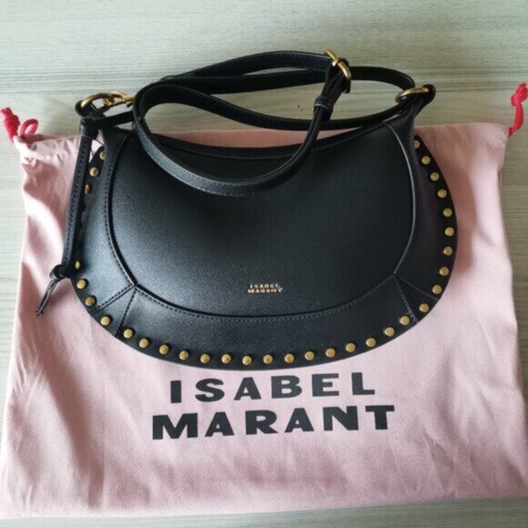 Blackout Curtain PanelISABEL MARANT Oskan Moon Shoulder Bag, Studded - Optimized - Picture 1 of 4